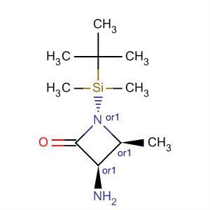 2-Azetidinone, 3-amino-1-[(1,1-dimethylethyl)dimethylsilyl]-4-methyl-,trans-