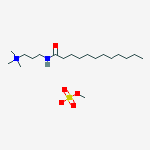 3-(dodecanoylamino)propyl-trimethyl-azanium: sulfonatooxymethane