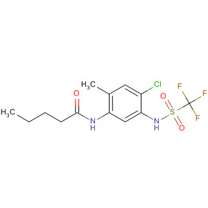 Pentanamide,N-[4-chloro-2-methyl-5-[[(trifluoromethyl)sulfonyl]amino]phenyl]-