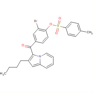 Methanone,[3-bromo-4-[[(4-methylphenyl)sulfonyl]oxy]phenyl](2-butyl-3-indolizinyl)-