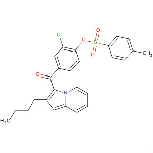 Methanone,(2-butyl-3-indolizinyl)[3-chloro-4-[[(4-methylphenyl)sulfonyl]oxy]phenyl]-