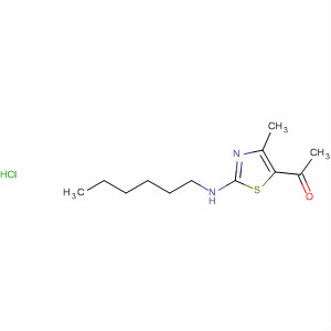 Ethanone, 1-[2-(hexylamino)-4-methyl-5-thiazolyl]-, monohydrochloride