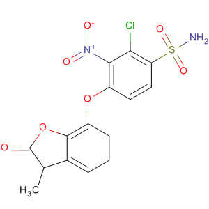 Benzenesulfonamide,2-chloro-4-[(2,3-dihydro-3-methyl-2-oxo-7-benzofuranyl)oxy]-3-nitro-
