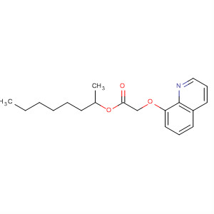 Acetic acid, (8-quinolinyloxy)-, 1-methylheptyl ester