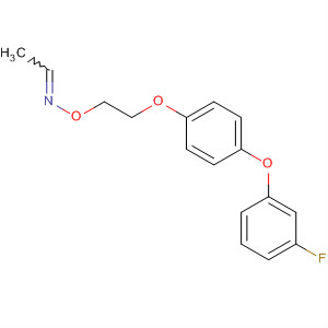 Acetaldehyde, O-[2-[4-(3-fluorophenoxy)phenoxy]ethyl]oxime