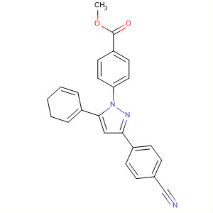 Benzoic acid,4-[3-(4-cyanophenyl)-4,5-dihydro-5-phenyl-1H-pyrazol-1-yl]-, methylester