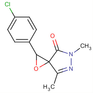 1-Oxa-5,6-diazaspiro[2.4]hept-4-en-7-one,2-(4-chlorophenyl)-4,6-dimethyl-