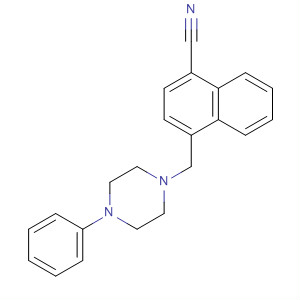 1-Naphthalenecarbonitrile, 4-[(4-phenyl-1-piperazinyl)methyl]-