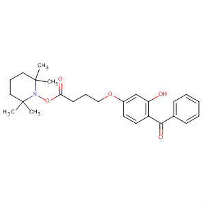 Butanoic acid, 4-(4-benzoyl-3-hydroxyphenoxy)-,2,2,6,6-tetramethyl-4-piperidinyl ester