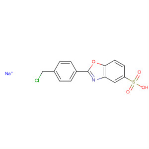 5-Benzoxazolesulfonic acid, 2-[4-(chloromethyl)phenyl]-, sodium salt