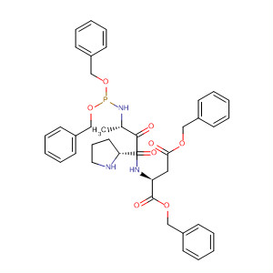 L-Aspartic acid,N-[1-[N-[bis(phenylmethoxy)phosphinyl]-L-alanyl]-L-prolyl]-,bis(phenylmethyl) ester