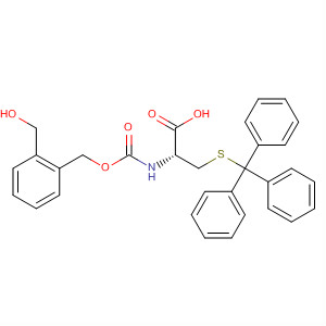 L-Cysteine,N-[[[2-(hydroxymethyl)phenyl]methoxy]carbonyl]-S-(triphenylmethyl)-