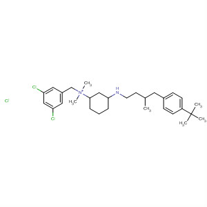 Benzenemethanaminium,3,5-dichloro-N-[3-[[3-[4-(1,1-dimethylethyl)phenyl]-2-methylpropyl]methylamino]cyclohexyl]-N,N-dimethyl-, chloride