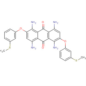 9,10-Anthracenedione,1,4,5,8-tetraamino-2,6-bis[3-(methylthio)phenoxy]-