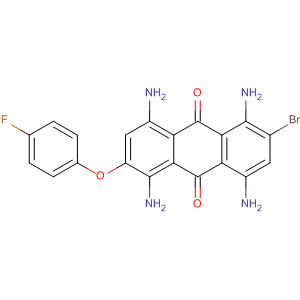 9,10-Anthracenedione,1,4,5,8-tetraamino-2-bromo-6-(4-fluorophenoxy)-