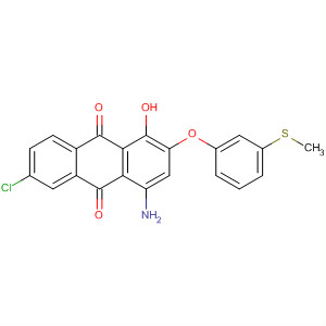 9,10-Anthracenedione,4-amino-6-chloro-1-hydroxy-2-[3-(methylthio)phenoxy]-