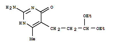 2-amino-5-(3,3-diethoxypropyl)-6-methylpyrimidin-4(1H)-one