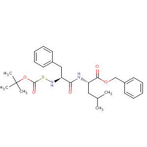 L-Leucine, N-[N-[(1,1-dimethylethoxy)carbonyl]thio-L-phenylalanyl]-,phenylmethyl ester