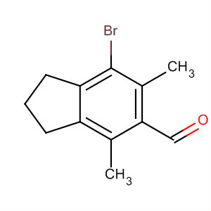 1H-Indene-5-carboxaldehyde, 7-bromo-2,3-dihydro-4,6-dimethyl-