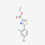 2-(4-BROMO-2-METHYL-PHENYL)-THIAZOLE-4-CARBOXYLIC ACID ETHYL ESTER