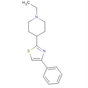 Piperidine, 1-ethyl-4-(4-phenyl-2-thiazolyl)-