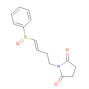 2,5-Pyrrolidinedione, 1-[4-(phenylsulfinyl)-3-butenyl]-, (E)-