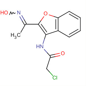 Acetamide, 2-chloro-N-[2-[1-(hydroxyimino)ethyl]-3-benzofuranyl]-