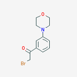 2-BROMO-1-(3-MORPHOLIN-4-YL-PHENYL)-ETHANONE