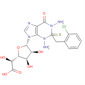 5'-Xanthosinic acid, 2-S-[(2-chlorophenyl)methyl]-2-thio-, diammoniumsalt