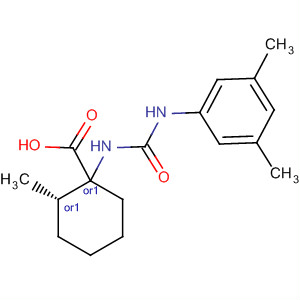 Cyclohexanecarboxylic acid,1-[[[(3,5-dimethylphenyl)amino]carbonyl]amino]-2-methyl-, trans-