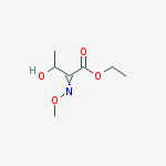 Butanoic acid, 3-hydroxy-2-(methoxyimino)-, ethyl ester