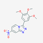 1,2,4-Triazolo[4,3-a]pyridine, 7-nitro-3-(3,4,5-trimethoxyphenyl)-