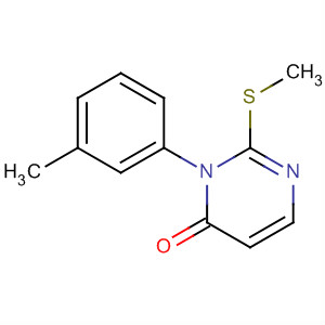 4(3H)-Pyrimidinone, 3-(3-methylphenyl)-2-(methylthio)-
