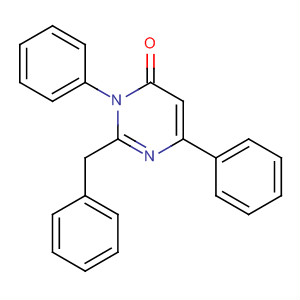 4(3H)-Pyrimidinone, 3,6-diphenyl-2-(phenylmethyl)-