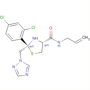 4-Thiazolidinecarboxamide,2-(2,4-dichlorophenyl)-N-2-propenyl-2-(1H-1,2,4-triazol-1-ylmethyl)-,trans-