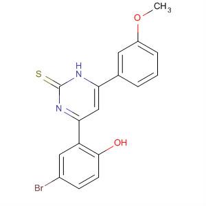2(1H)-Pyrimidinethione,4-(5-bromo-2-hydroxyphenyl)-6-(3-methoxyphenyl)-