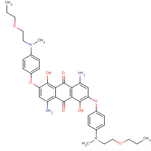 9,10-Anthracenedione,4,8-diamino-1,5-dihydroxy-2,6-bis[4-[methyl(2-propoxyethyl)amino]phenoxy]-