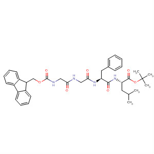 L-Leucine,N-[N-[N-[N-[(9H-fluoren-9-ylmethoxy)carbonyl]glycyl]glycyl]-L-phenylalanyl]-, 1,1-dimethylethyl ester