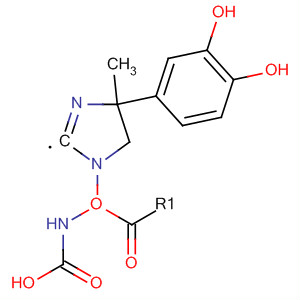 Carbamic acid, [4-(3,4-dihydroxyphenyl)-4,5-dihydro-1H-imidazol-2-yl]-,methyl ester