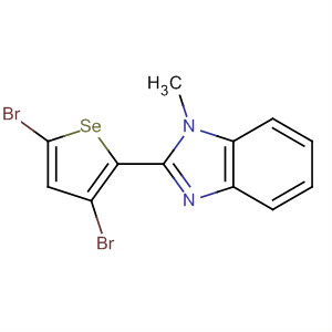 1H-Benzimidazole, 2-(3,5-dibromoselenophene-2-yl)-1-methyl-