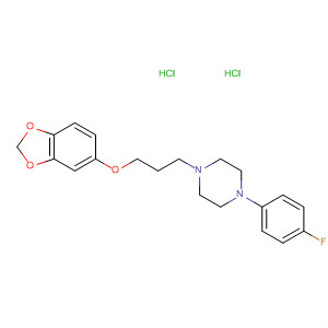 Piperazine, 1-[3-(1,3-benzodioxol-5-yloxy)propyl]-4-(4-fluorophenyl)-,dihydrochloride