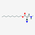 decyl (2E)-2-cyano-3-(methylamino)prop-2-enoate