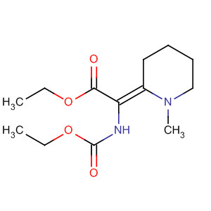 Acetic acid, [(ethoxycarbonyl)amino](1-methyl-2-piperidinylidene)-, ethylester, (Z)-