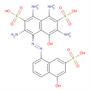 2,7-Naphthalenedisulfonic acid,3-amino-5-hydroxy-4-[(5-hydroxy-7-sulfo-1-naphthalenyl)azo]-,triammonium salt