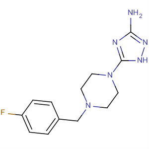 1H-1,2,4-Triazol-3-amine, 5-[4-[(4-fluorophenyl)methyl]-1-piperazinyl]-