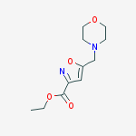 Ethyl 5-(morpholin-4-ylmethyl)-1,2-oxazole-3-carboxylate