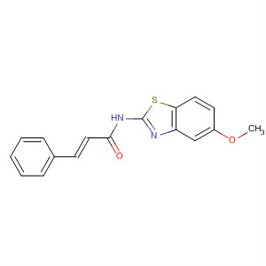 2-Propenamide, N-(5-methoxy-2-benzothiazolyl)-3-phenyl-, (E)-
