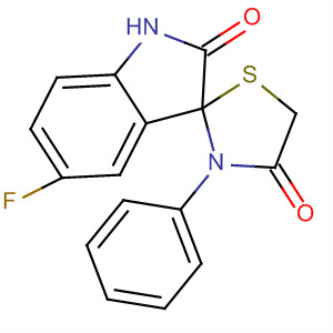 Spiro[3H-indole-3,2'-thiazolidine]-2,4'(1H)-dione, 5-fluoro-3'-phenyl-