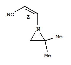 2-PROPENENITRILE,3-(2,2-DIMETHYL-1-AZIRIDINYL)-,(Z)-