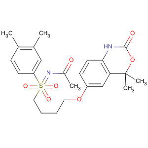 2H-3,1-Benzoxazin-2-one,6-[4-[N-acetyl-S-(3,4-dimethylphenyl)sulfonimidoyl]butoxy]-1,4-dihydro-4,4-dimethyl-